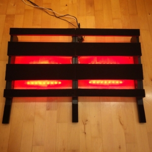 Pedalboard v2, Test der Unterbodenbeleuchtung