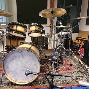 Tama - old kit, new cymbals and snare