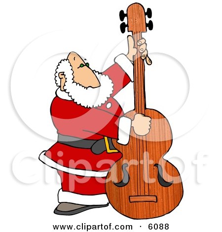 6088-Santa-Claus-Playing-Christmas-Music-On-A-Double-Bass-Clipart-Picture.jpg
