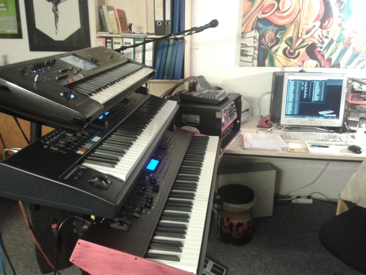 Versuchsaufbau, um die Ablösung des PC3 durch das Foste SE zu testen