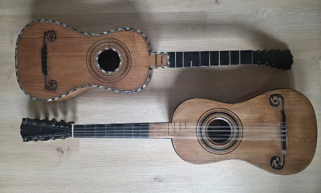 Barockgitarre von +/- 1760