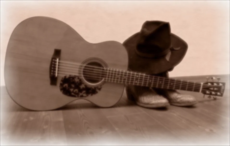 Country Guitar Cowboy