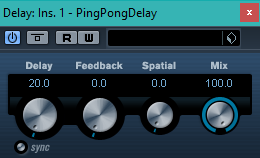 Cubase LE 5 PingPongDelay.png