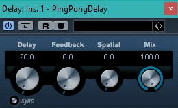 Cubase LE 5 PingPongDelay.png