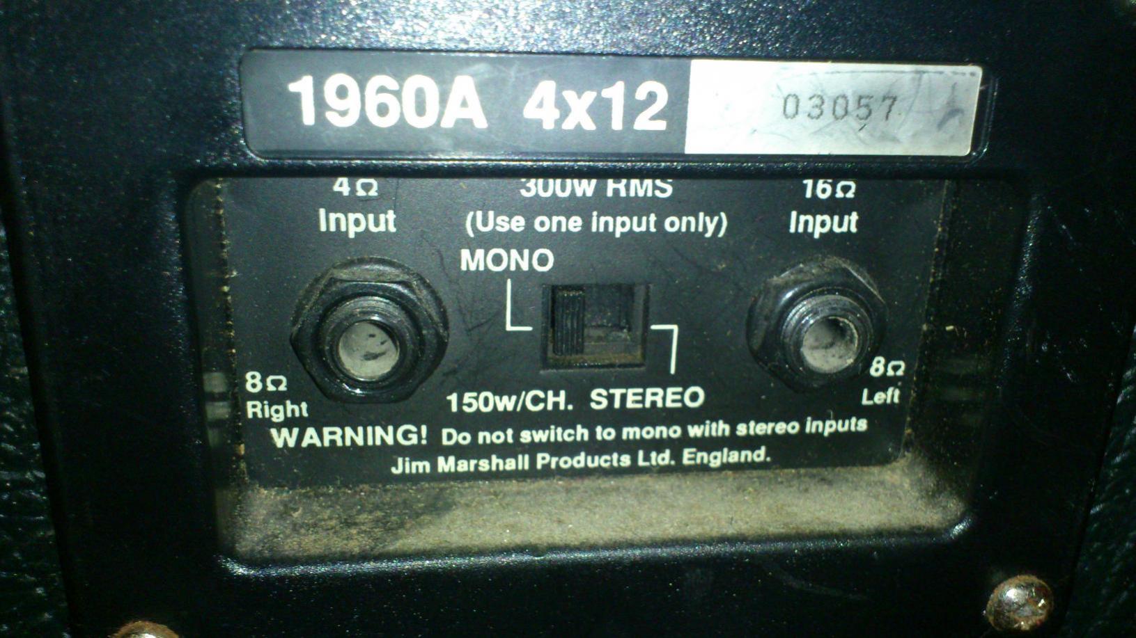 Marshall Cab 4x12 Jcm 900 Lead 1960 Herstellungsdatum Musiker