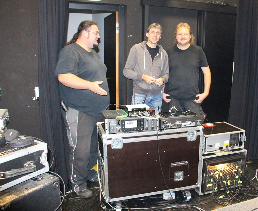 Echoes live backstage