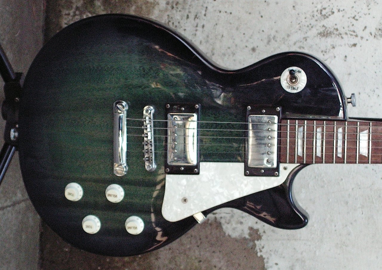 Epiphone Les Paul Studio Limited Edition Sunburst Blue Unsung 2003 body.jpg
