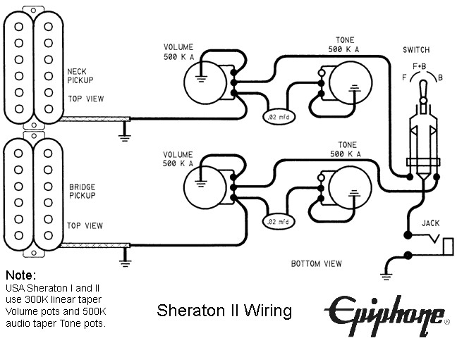 Epiphone Sheraton Wiring Problems