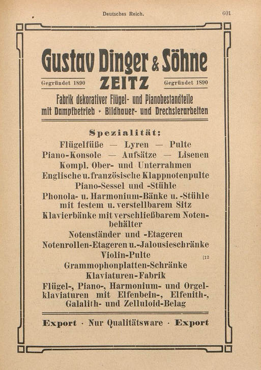 Gustav Dinger & Söhne Zeitz.png