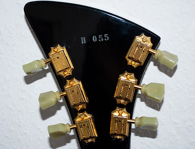 Headstock back der Moderne
