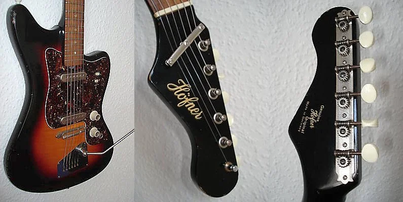 Hofner 164 Colorama Kopfplatte