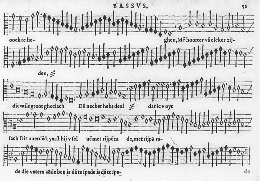 Hoort mijn vermaen Anonym in Phalèse Louvain1571 Bassus S2.jpg
