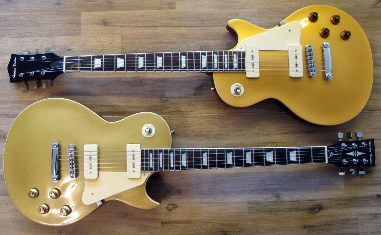 Harley benton les shop paul gold top
