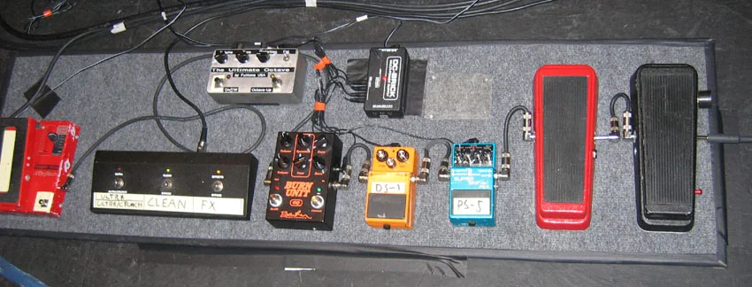 Joe Satriani Pedalboard