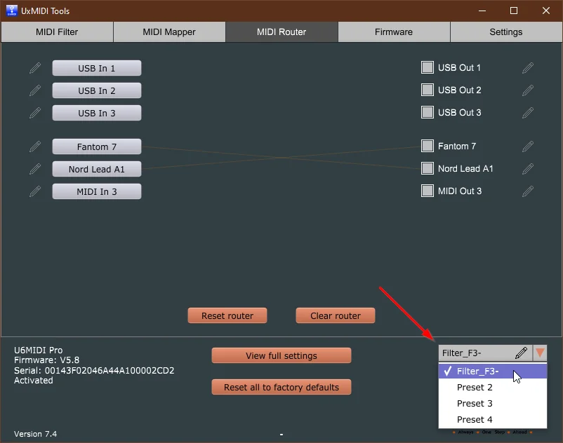 MIDI Router Dropdown Presets.webp