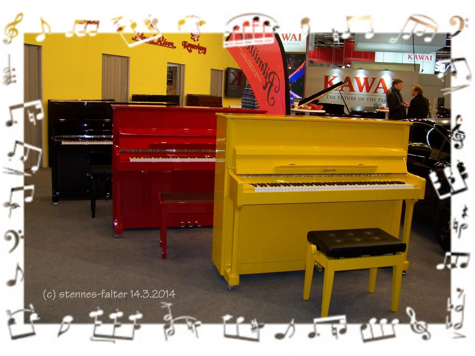Musikmesse Frankfurt 2014_estfa_100_3657R Ritmueller Klavier rot gelb.webp