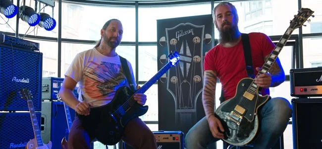 Niclas und Björn In Flames live