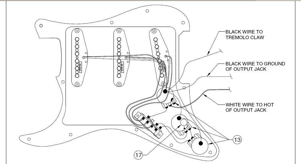 Fender Noiseless Pickup Wiring Diagram