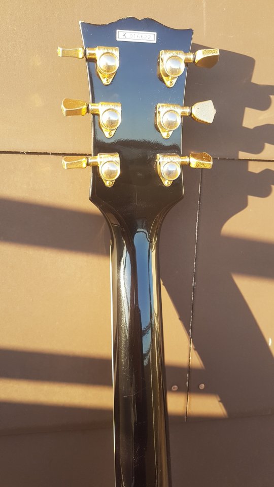 Orville Les Paul Neck hinten