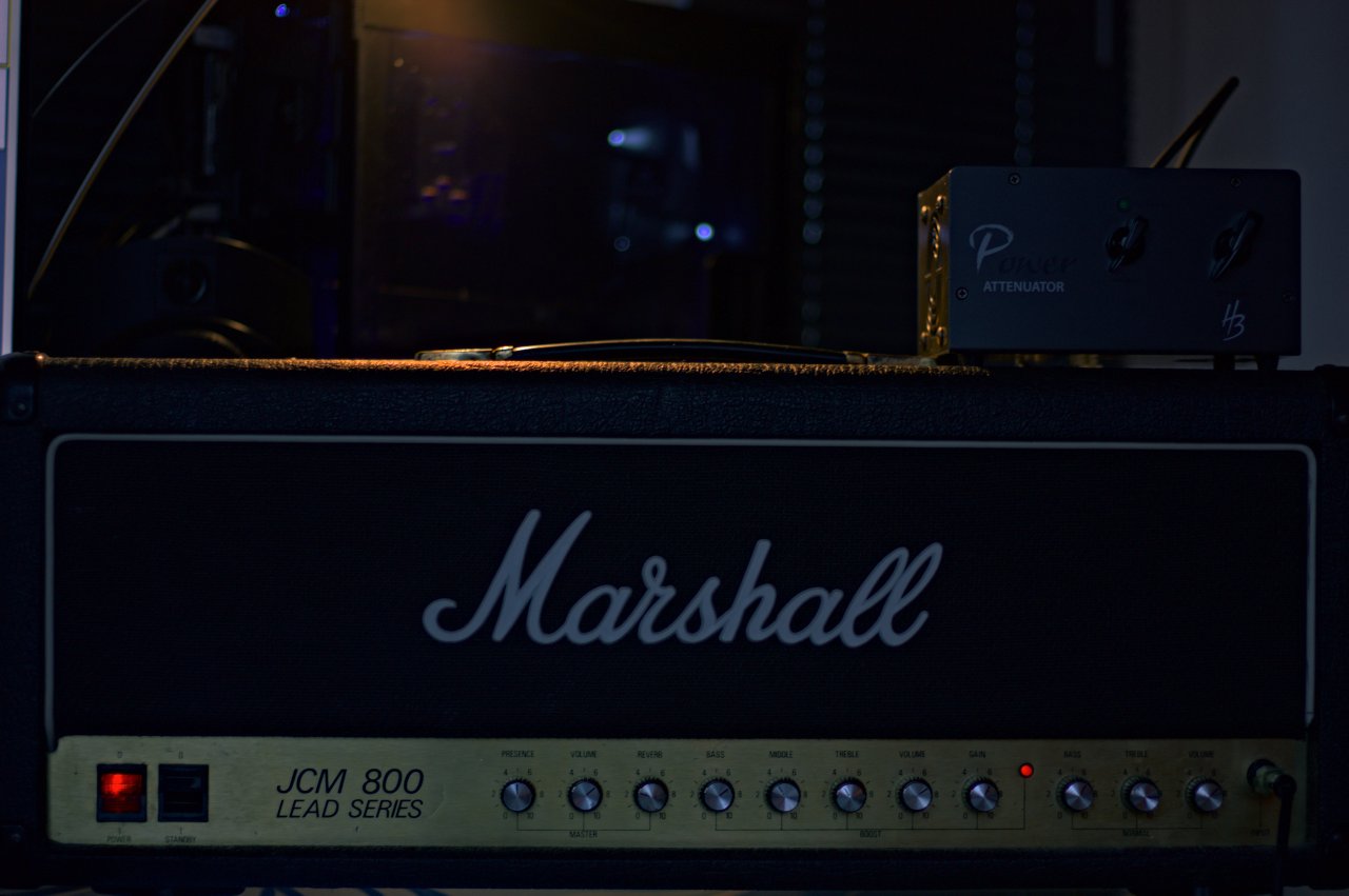 Recording Setup (Amp u. Attenuator)