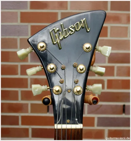 Schwarze Korina Moderne Headstock.webp