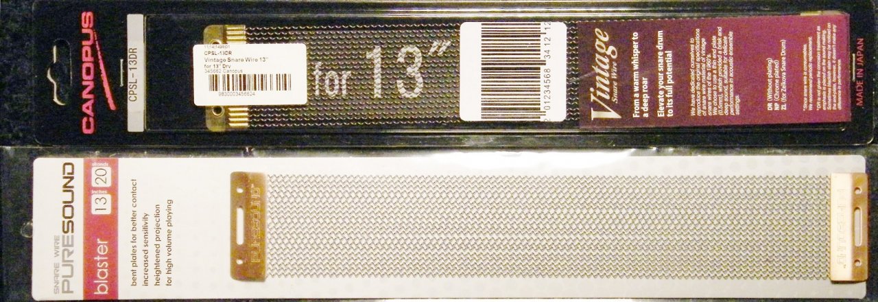Snareteppiche CANOPUS und PURESOUND.JPG