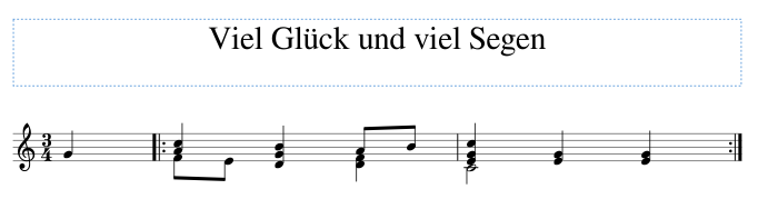 Begleitakkorde Zu Kanon Viel Gluck U Viel Segen Von Werner Gneist Musiker Board