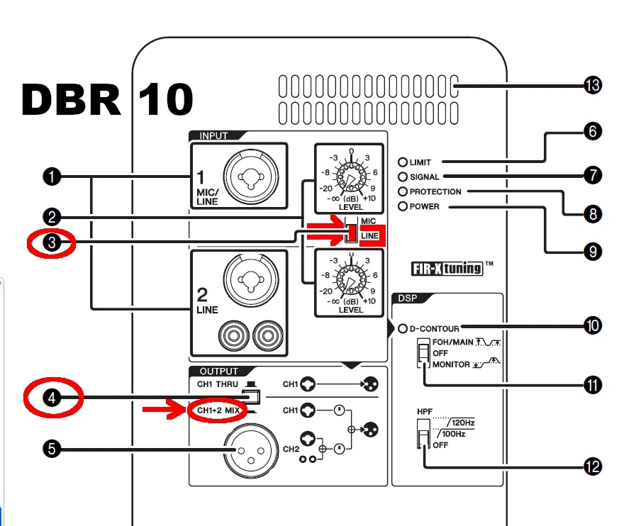 Yamaha DBR 10 Mix.webp