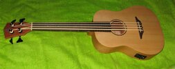 Kahuna CLU Bass-Ukulele fretless