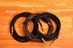 T.M. Stevens vs. Monster Cable vs. Sommer Cable