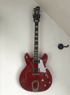 Hagstrom Super Viking Wild Cherry Transparent - semi hollow