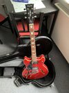 Harley Benton HB35 Plus Cherry Lefthand m. Koffer