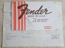 Fender 75 Lead Amp - orig. Bedienungsanleitung - owner´s manual - mit Schaltplan