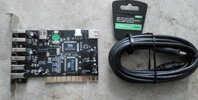 Delock PCI Firewire Karte zu verschenken (+ ein Kabel)