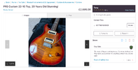 2023-03-01 10_40_27-PRS Custom 22-10 Top, 20 Years Old Stunning! _ in Poole, Dorset _ Gumtree ...png