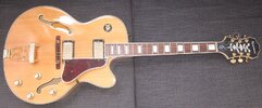 Epiphone Jazz Gitarre Joe Pass Emperor II PRO Nat. Koffer Archtop