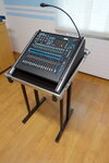 Allen & Heath Digitalmischpult Qu-16 Chrome mit Haubencase, Ständer und Pultlampe