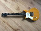 Harley Benton DC Junior Lefthand Linkshänder TV Yellow modifiziert