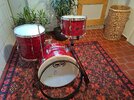 Vintage STAR SWINGSTAR 60´s Red Marine Pearl Center Lugs 921 Oval Badge 20-13-16