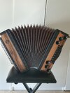 Steirische Harmonika der Marke Müller, Top-Modell, Edelnuss, GCFB