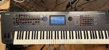 Yamaha Montage 7 mit Rollencase