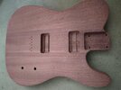 Tele Mahagony Body Guitarbuild UK TV Jones