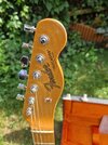 Fender ´68 Custom shop Telecaster, Black over faded blonde
