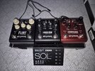 Verkaufe komplettes Pedalboard mit Strymon Effektgeräten