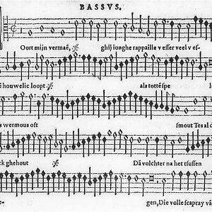 Hoort mijn vermaen Anonym in Phalèse Louvain1571 Bassus S1.jpg