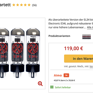Endstufenröhren JJ Electronic E34L Quartett_Musicstore_2025-12-23.png