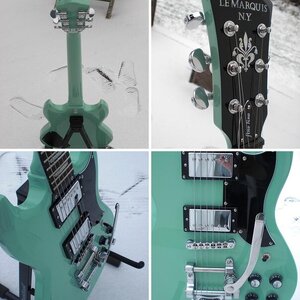 Le Marquis SG Deluxe Bigsby Surf Green LM-SGB-SG