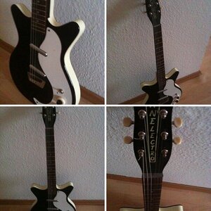 Danelectro 1959 Reissue Double Modified [Black'n'W