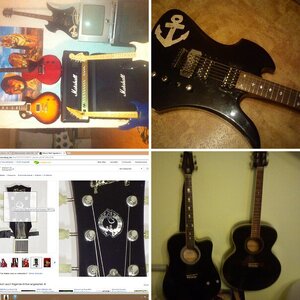 Album mit Marshall und Gitarren....... und was mir