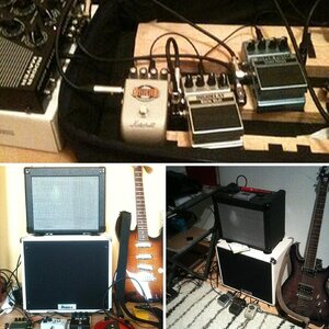 "el Corazon de Guitarrista"  -> Gitarren, Amps, Ef